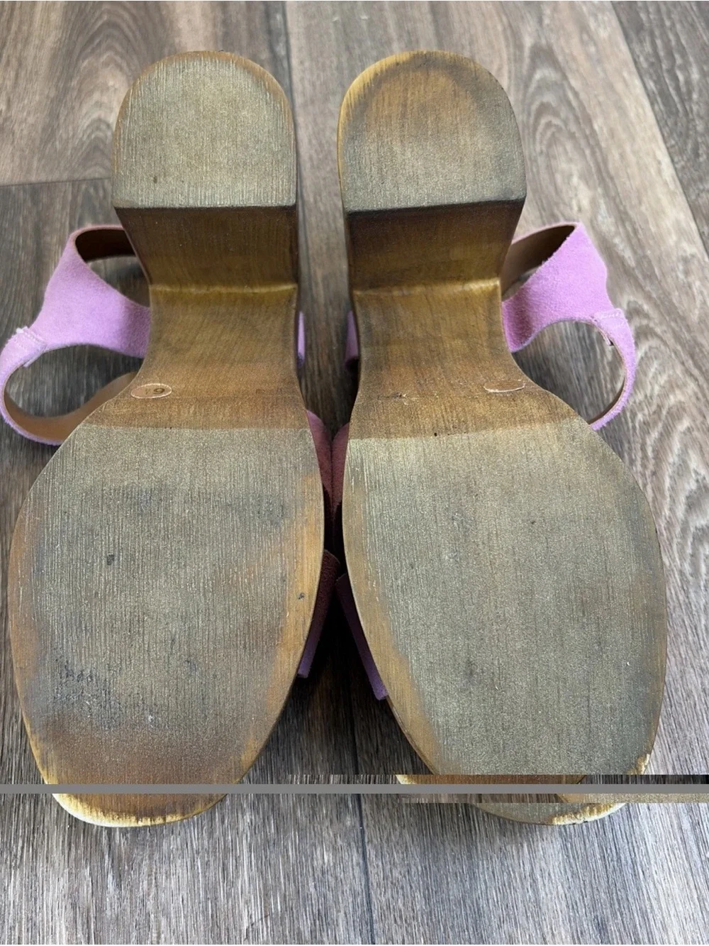 Seychelles Paloma Purple Orchid Suede Platform Sandals 6.5 Boho Chic Hippie